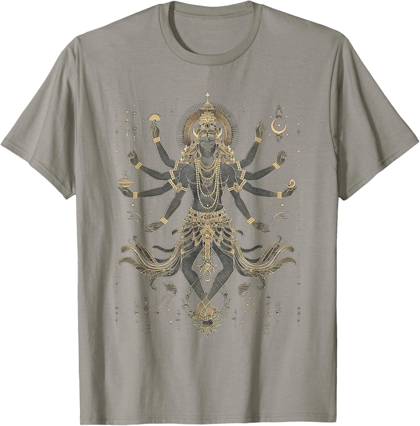 Shiva spiritual hindu god tandava dance yoga meditation T-Shirt - T-Shirt | Sand