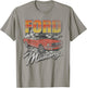 Ford Mustang 289 Checkered Flag T-Shirt - T-Shirt | Sand