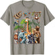 Zoo Animals Wildlife Safari Jungle Zoo Birthday Party T-Shirt - T-Shirt | Sand
