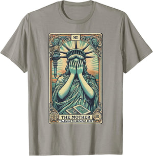 The Mother Crying Sculpture liberties T-Shirt - T-Shirt | Sand