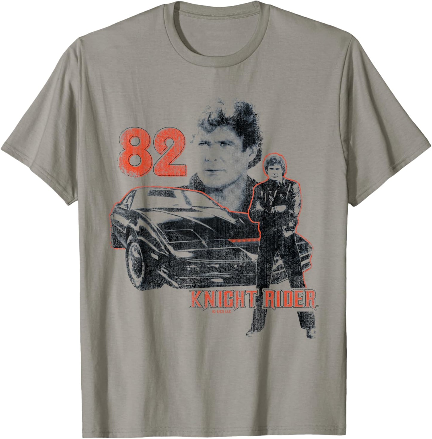 Knight Rider 82 Ikonisches Retro-Design T-Shirt - T-Shirt | Sand