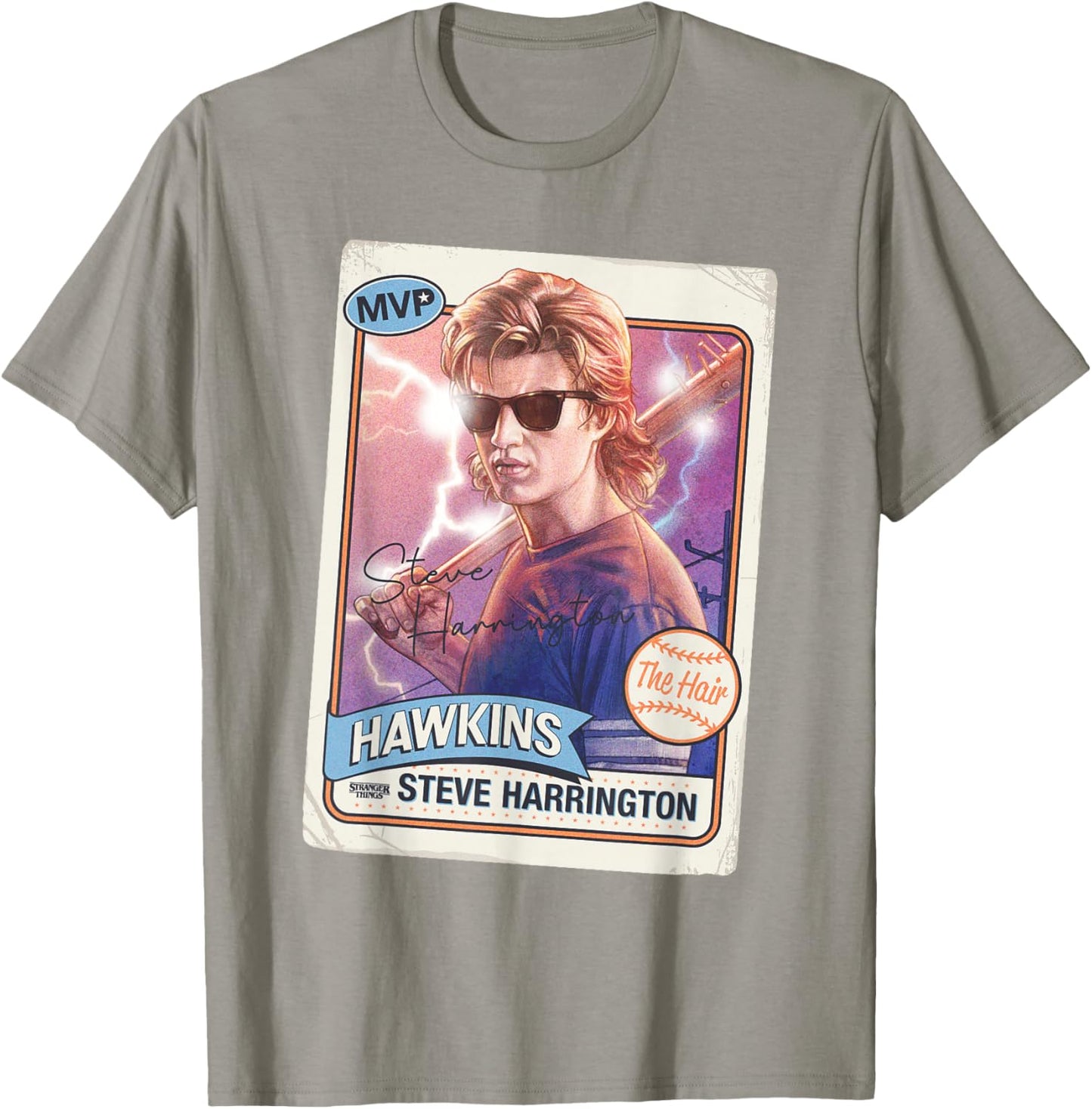 Stranger Things Harrington Hair Officially Licensed T-Shirt - T-Shirt | Sand
