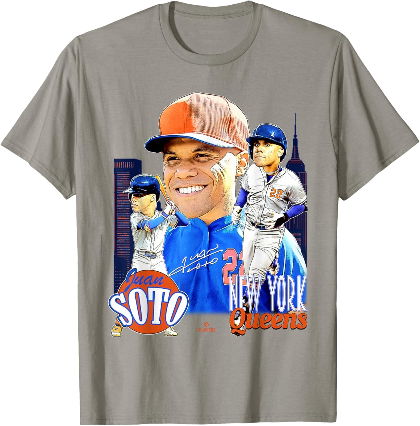 Juan Soto | New York M Baseball Players | MLBJSO701K T-Shirt - T-Shirt | Sand