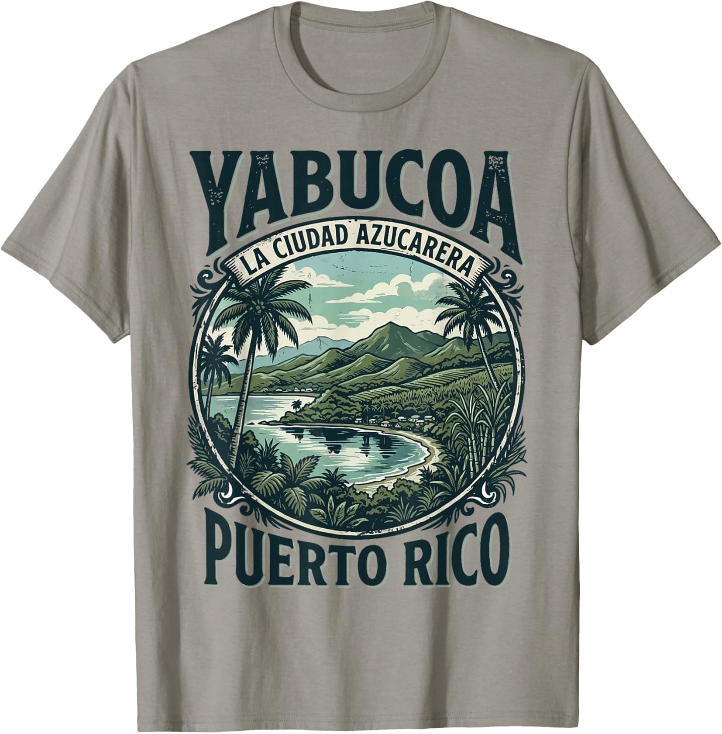 Yabucoa La Ciudad Azucarera Puerto Rico T-Shirt - T-Shirt | Sand