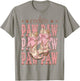 Rodeo Paw Paw Pink Boots Coquette Cow-Girl Birthday Party T-Shirt - T-Shirt | Sand