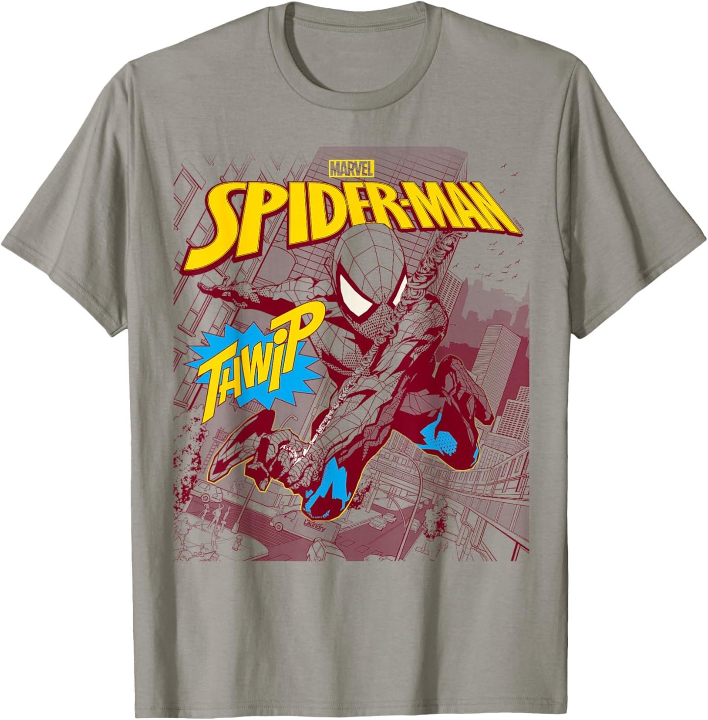 Spider-Man - Thwip Swing T-Shirt - T-Shirt | Sand