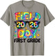 Field Day 2026 1st Grade Tie Dye Teachers Kids T-Shirt - T-Shirt | Sand