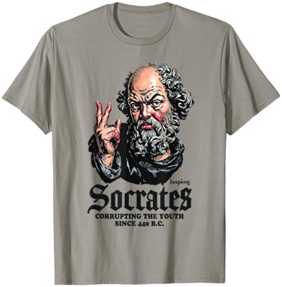 Socrate Corrompt La Jeunesse Antique Philosophie T-Shirt - T-Shirt | Sand