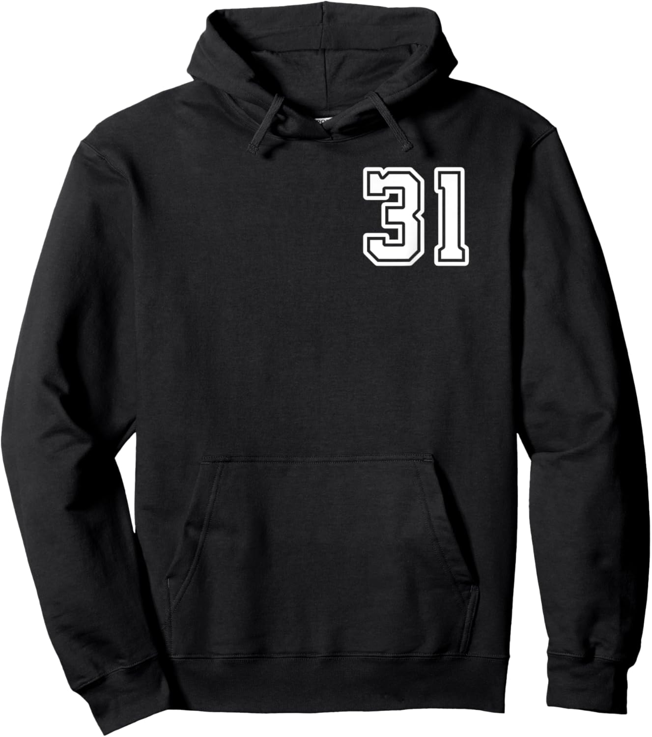 Number 31 Shirt #31 Player Sports Team Men Women Kids Hoodie - Hoodie | Black