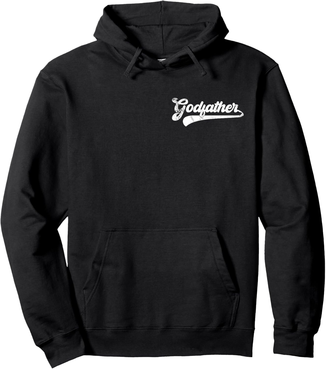Godfather Vintage Retro Father's Day for Papa Grandpa Hoodie - Hoodie | Black