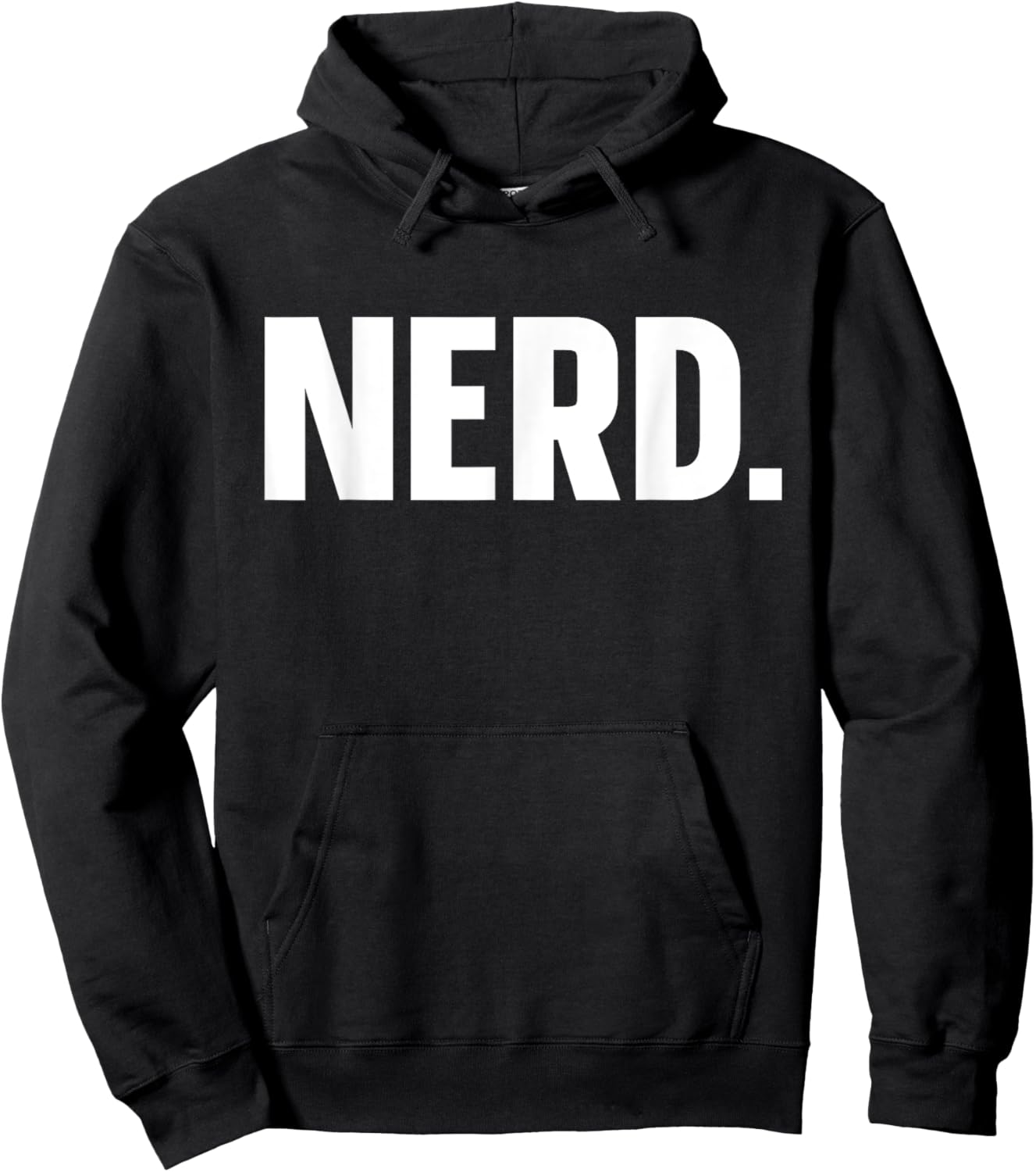 indecent Words NERD subtle Nerd , Small, Black Hoodie - Hoodie | Black