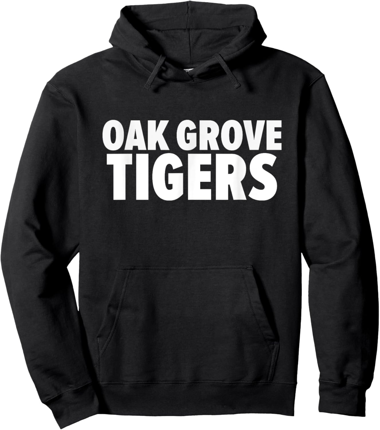 Oak Grove Tigers Bold Hoodie - Hoodie | Black