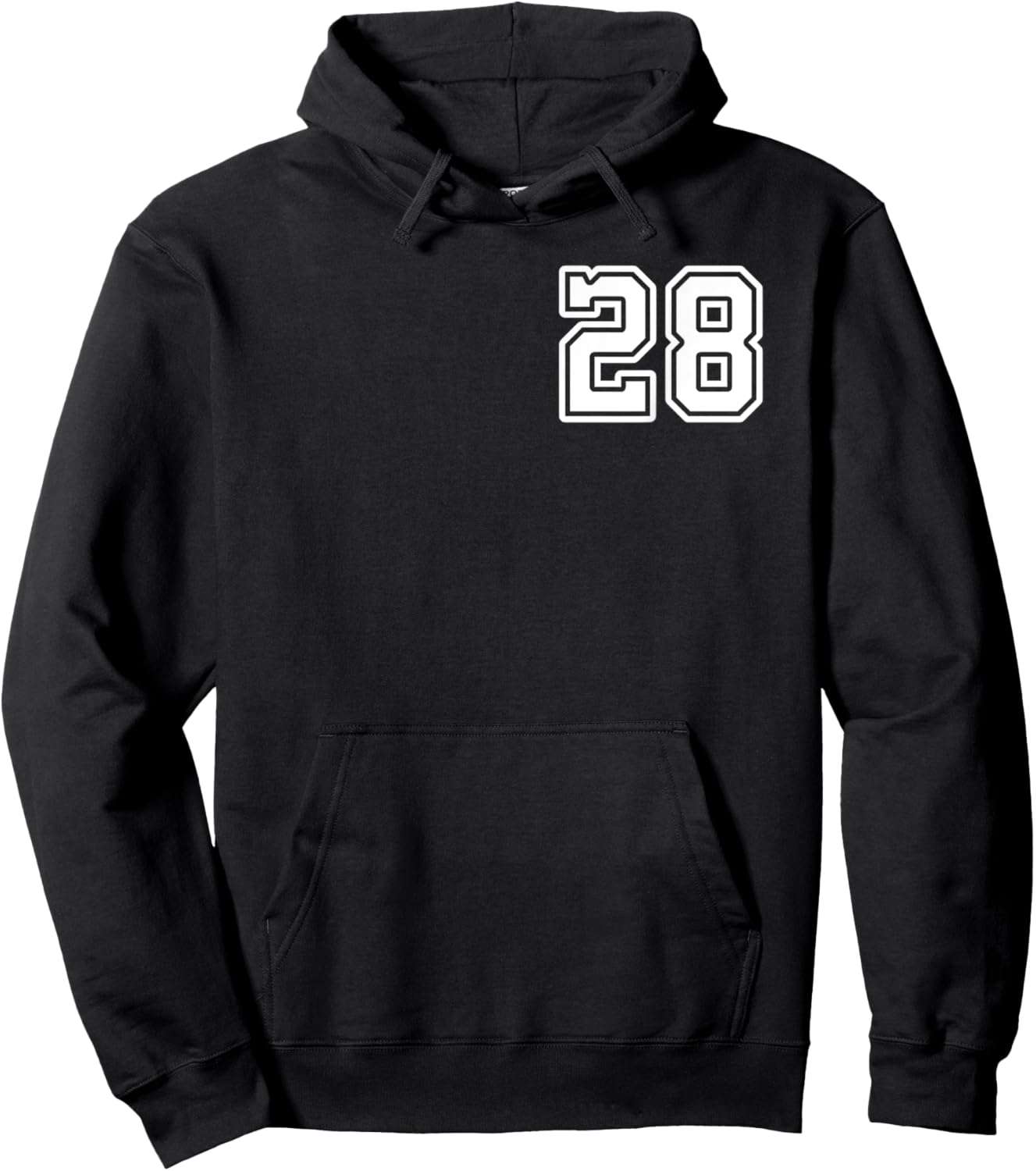 Number 28 Shirt #28 Player Sports Team Men Women Kids Hoodie - Hoodie | Black