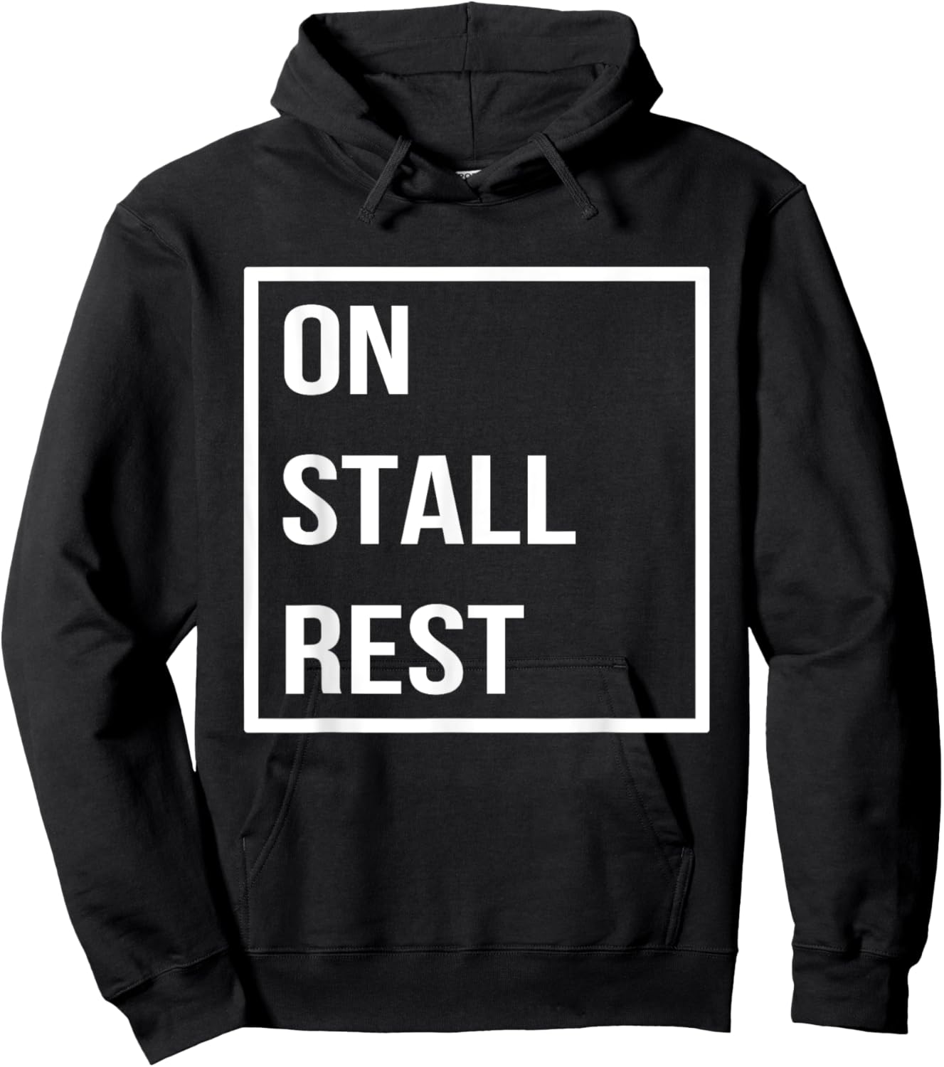 On Stall Rest Funny Horse Lovers Horse Lady Hoodie - Hoodie | Black