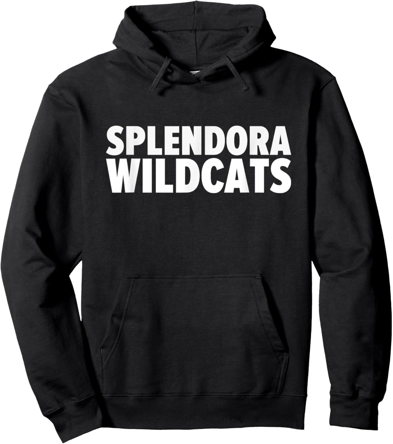 Splendora Wildcats Bold Hoodie - Hoodie | Black