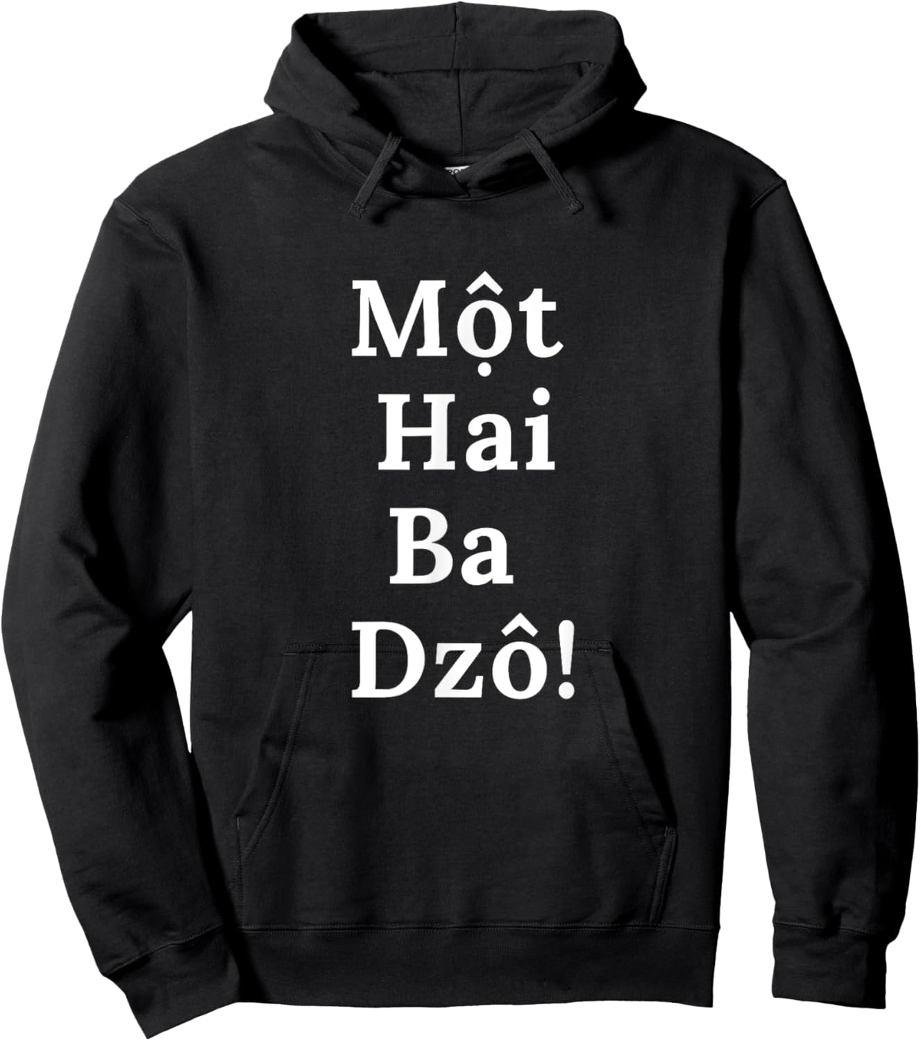 Cheers In Vietnam Mot, Hai, Ba, Dzô! Vietnamese Drinking Hoodie - Hoodie | Black
