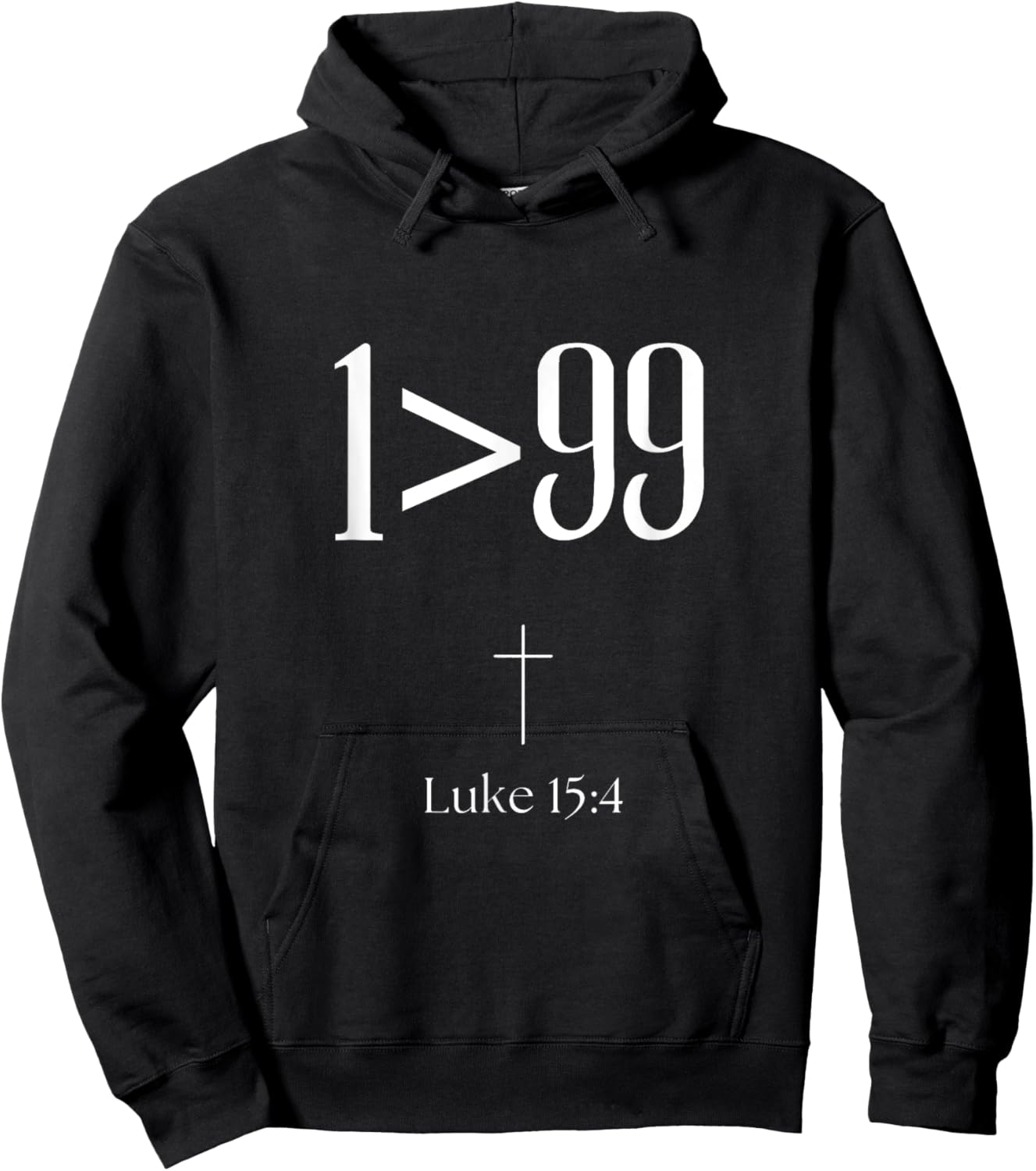 He Left The 99 To Rescue Me Christian Religious Hoodie - Hoodie | Black