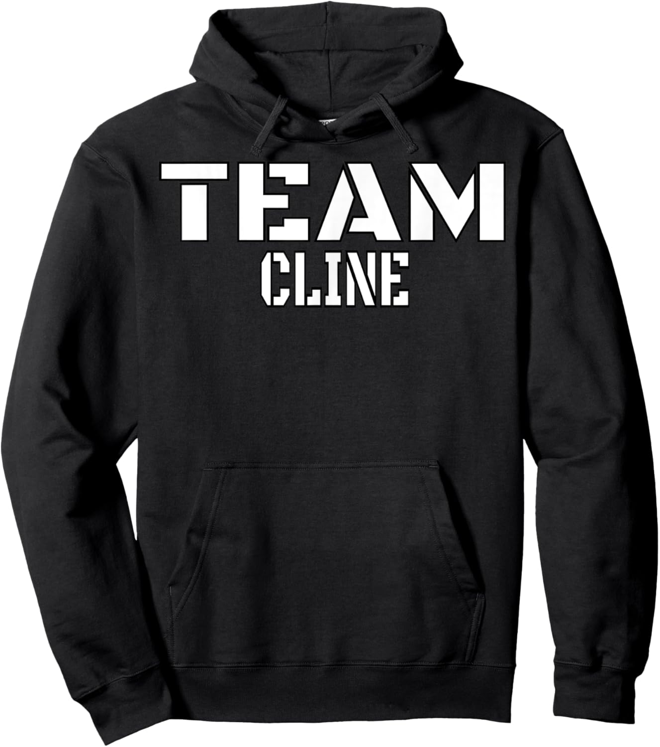 Team Cline Unique Personalized Matching Family Hoodie - Hoodie | Black