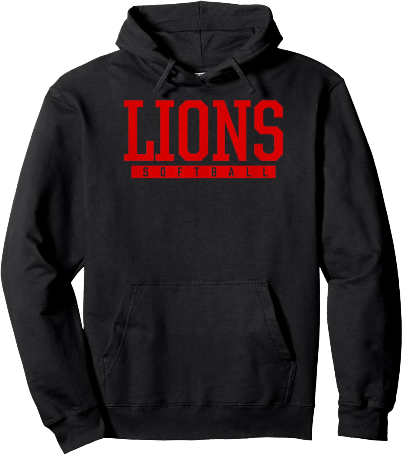 Lincoln Lions Softball HS Hoodie - Hoodie | Black