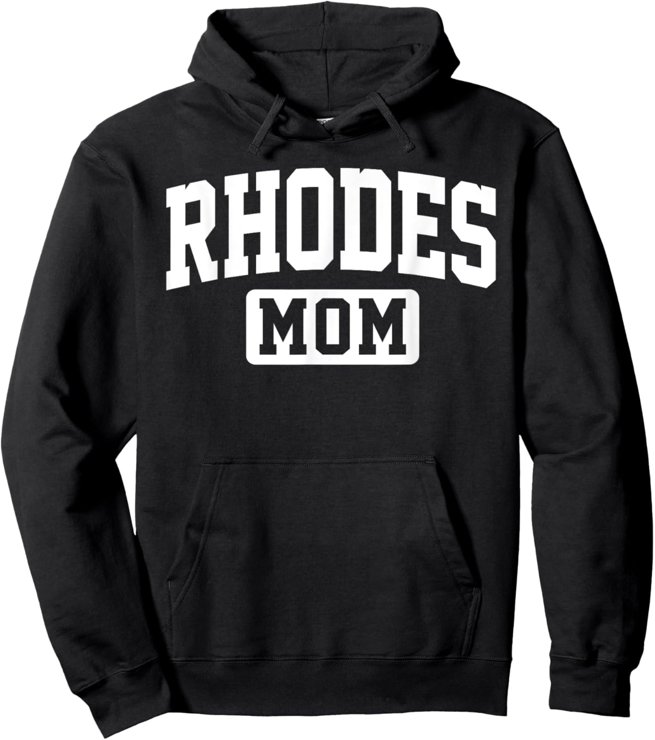 Rhodes College Mom Mother Arch Vintage Family Men Women Hoodie - Hoodie | Black