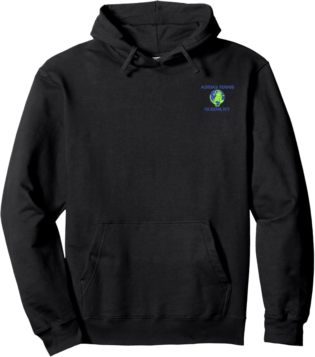 adidas Badge of Sport Tennis Queens NY Graphic Hoodie - Hoodie | Black
