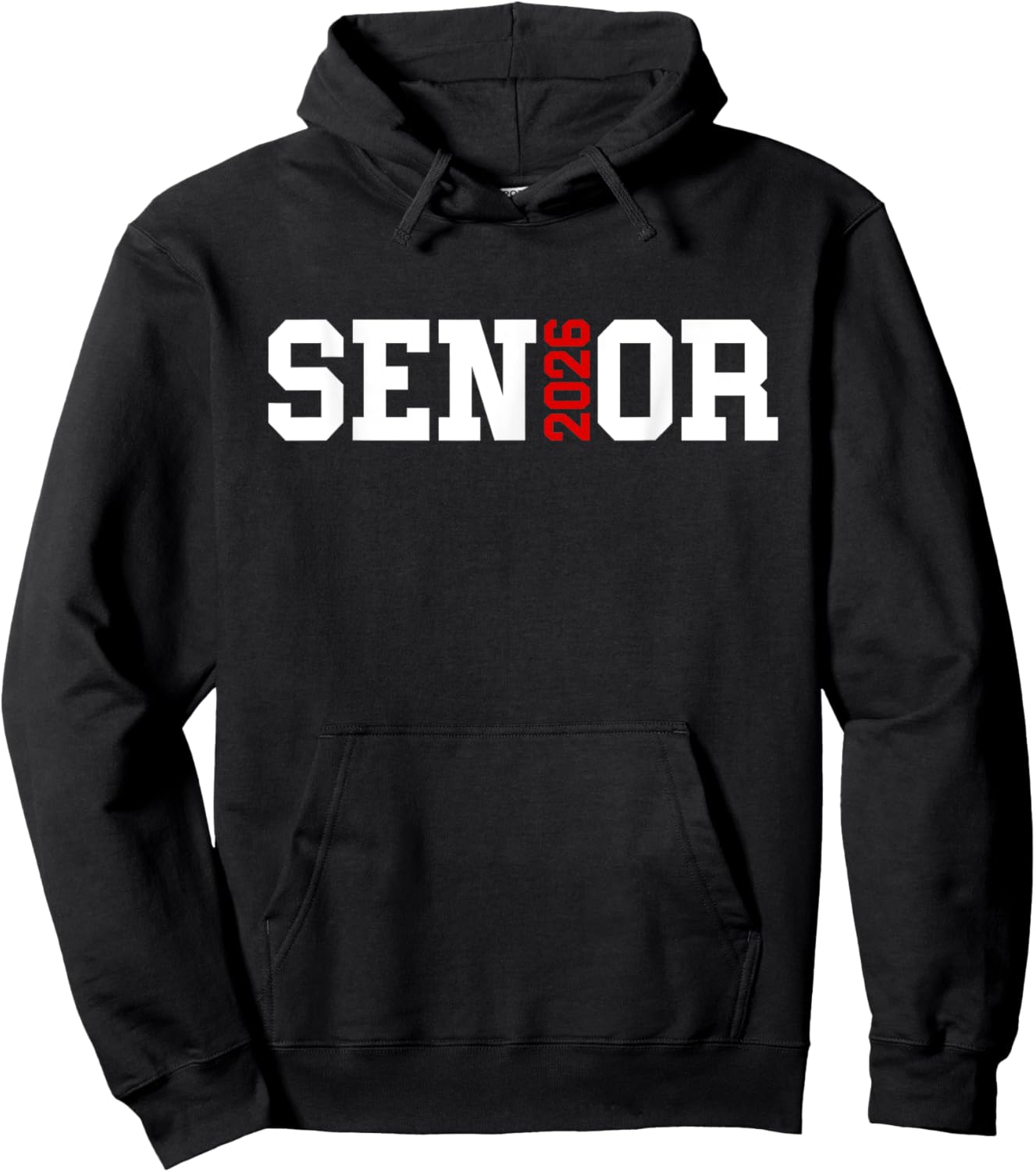 Senior 2026 Class of 2026 Seniors Graduation 2026 Senior 26 Hoodie - Hoodie | Black