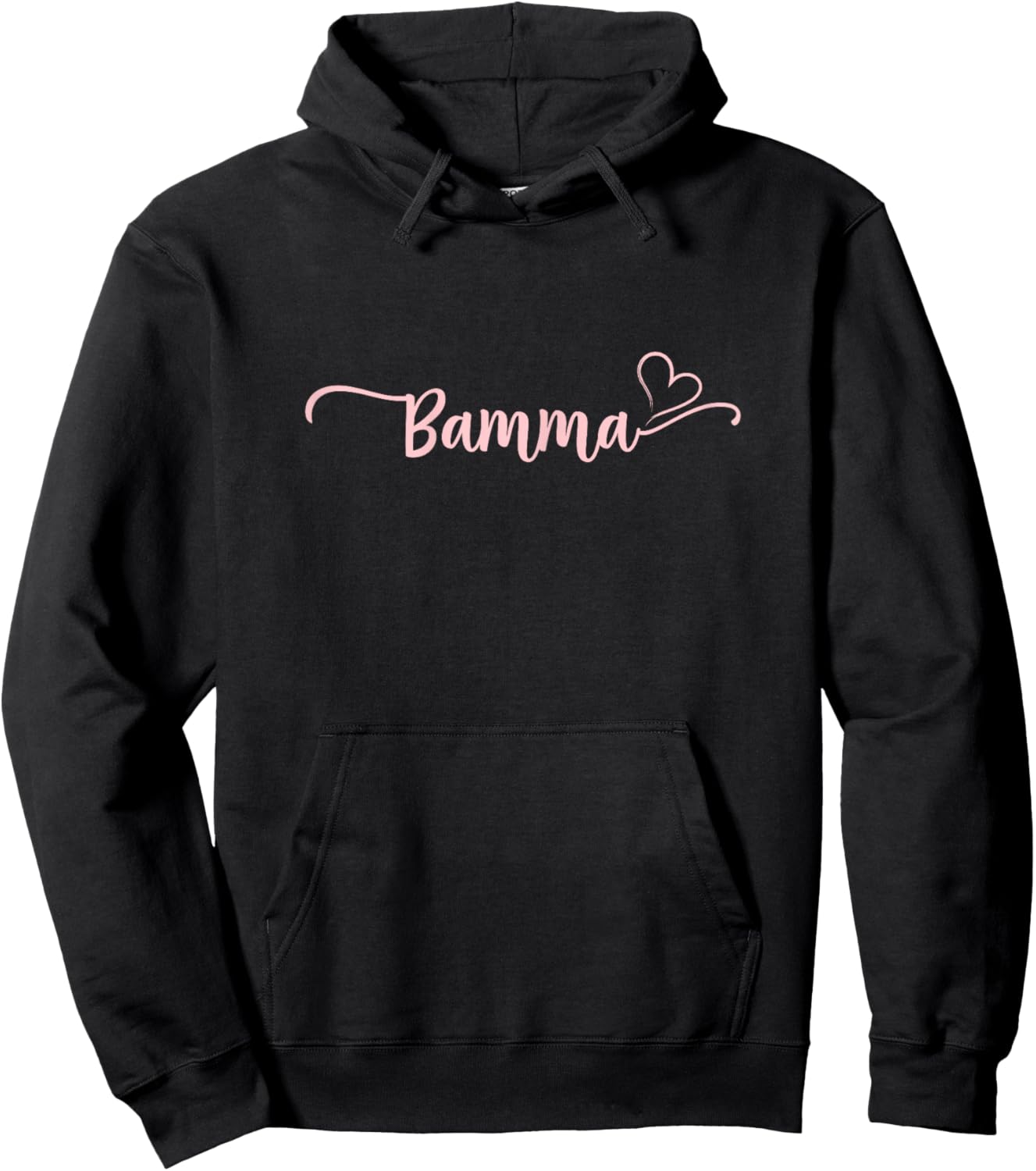 Bamma Heart Xmas Grandma Women Mother's Day Christmas Hoodie - Hoodie | Black