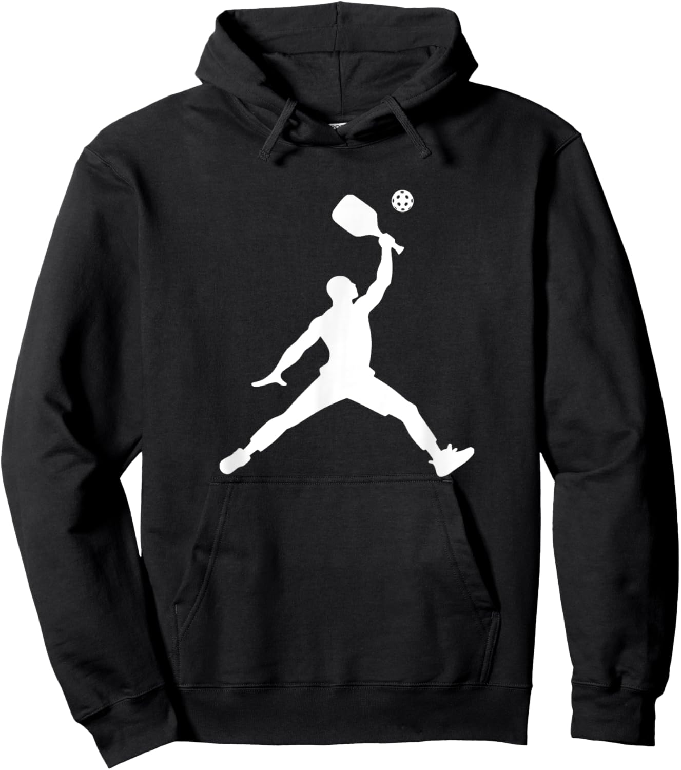Jumping Man Pickleball Hoodie - Hoodie | Black