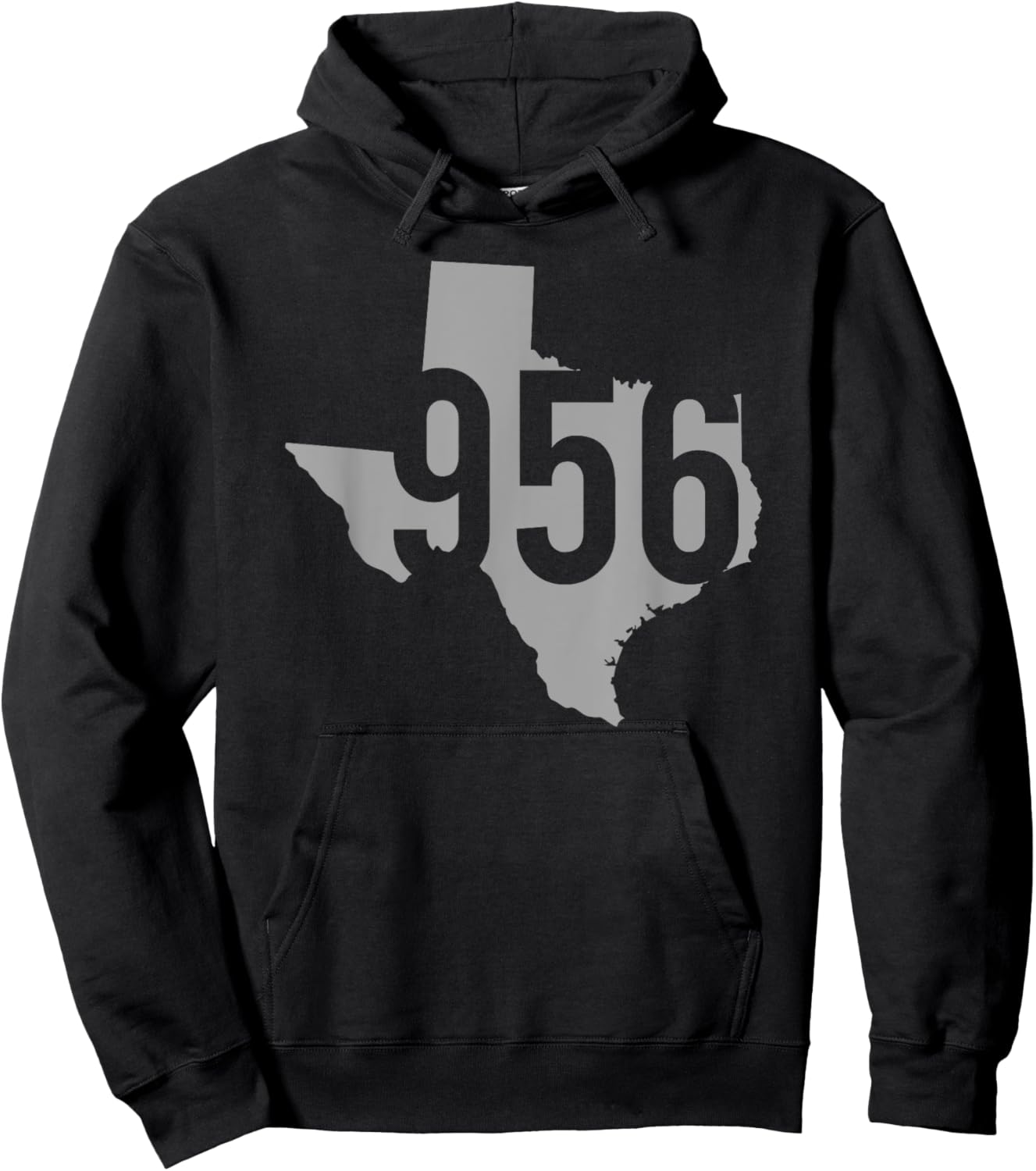 956 Area Code, Laredo, Brownsville, McAllen, Texas Hoodie - Hoodie | Black