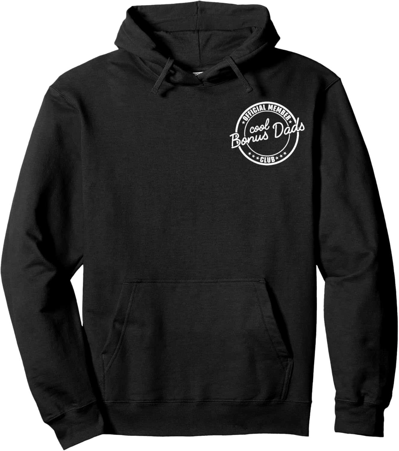 Official Member Cool Bonus Dads Club Funny Dad Father's Day Hoodie - Hoodie | Black