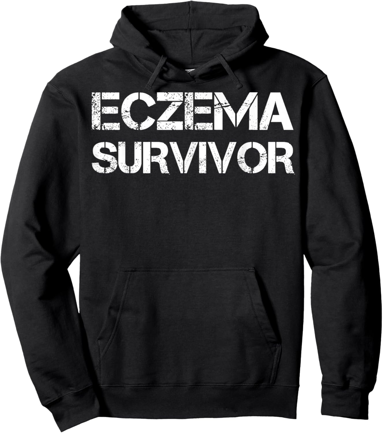 Eczema Survivor Hoodie - Hoodie | Black