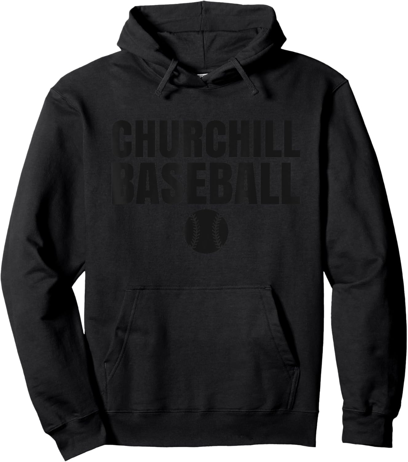 Churchill High School Baseball Hoodie - Hoodie | Black