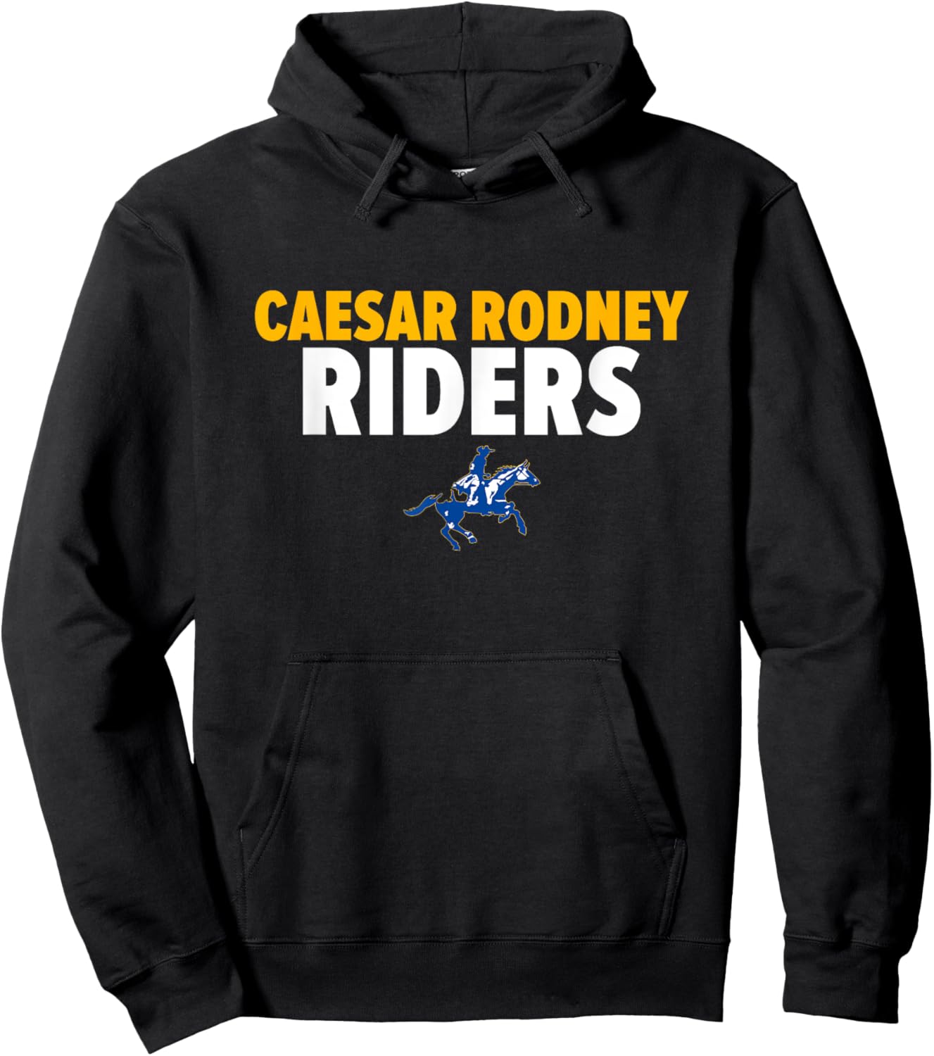 Caesar Rodney Riders Logo Bold HS Hoodie - Hoodie | Black