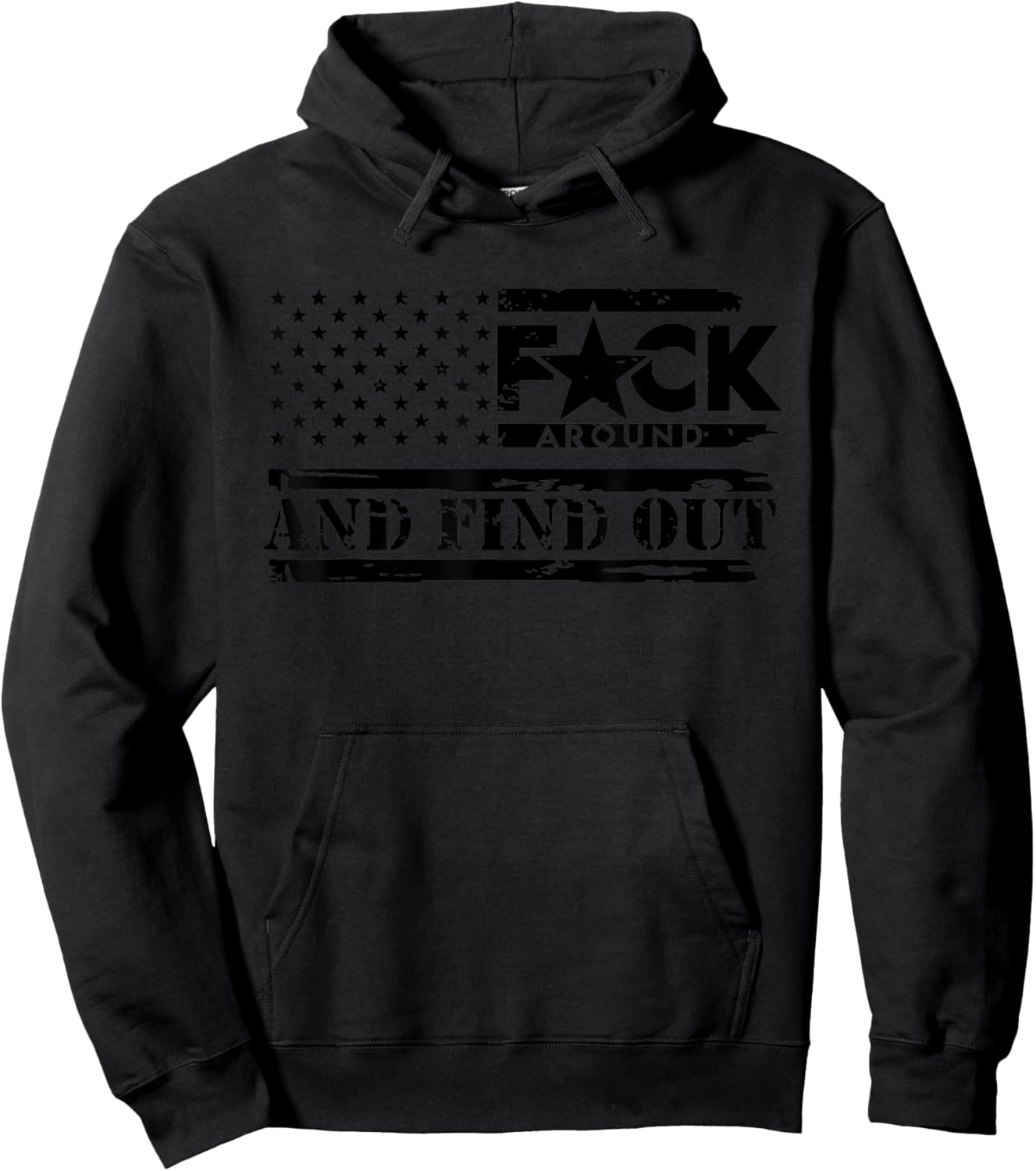 FAFO Funk Around And Find Out, Funny Sarcastic Saying Hoodie - Hoodie | Black