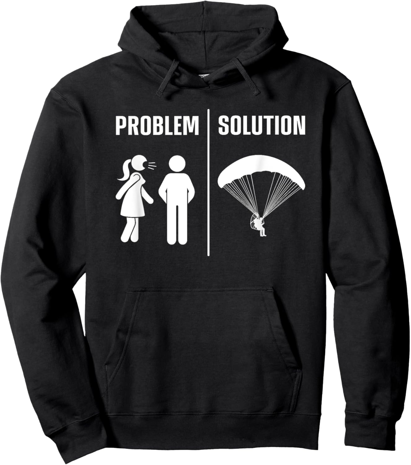 Paramotor Design Husband Paramotoring PPG Paramotor Hoodie - Hoodie | Black