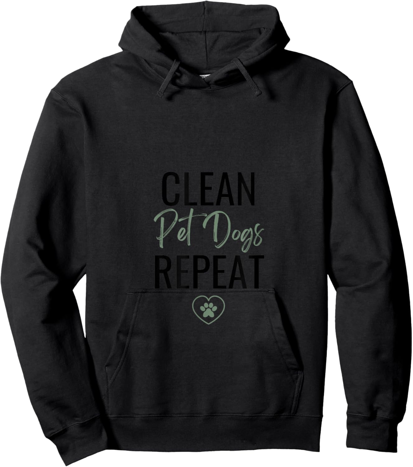 Funny Cleaning Lady - For Cleaning Business Dog Lover Hoodie - Hoodie | Black