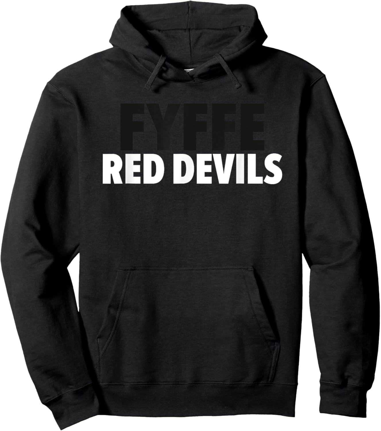 Fyffe Red Devils Bold Hoodie - Hoodie | Black