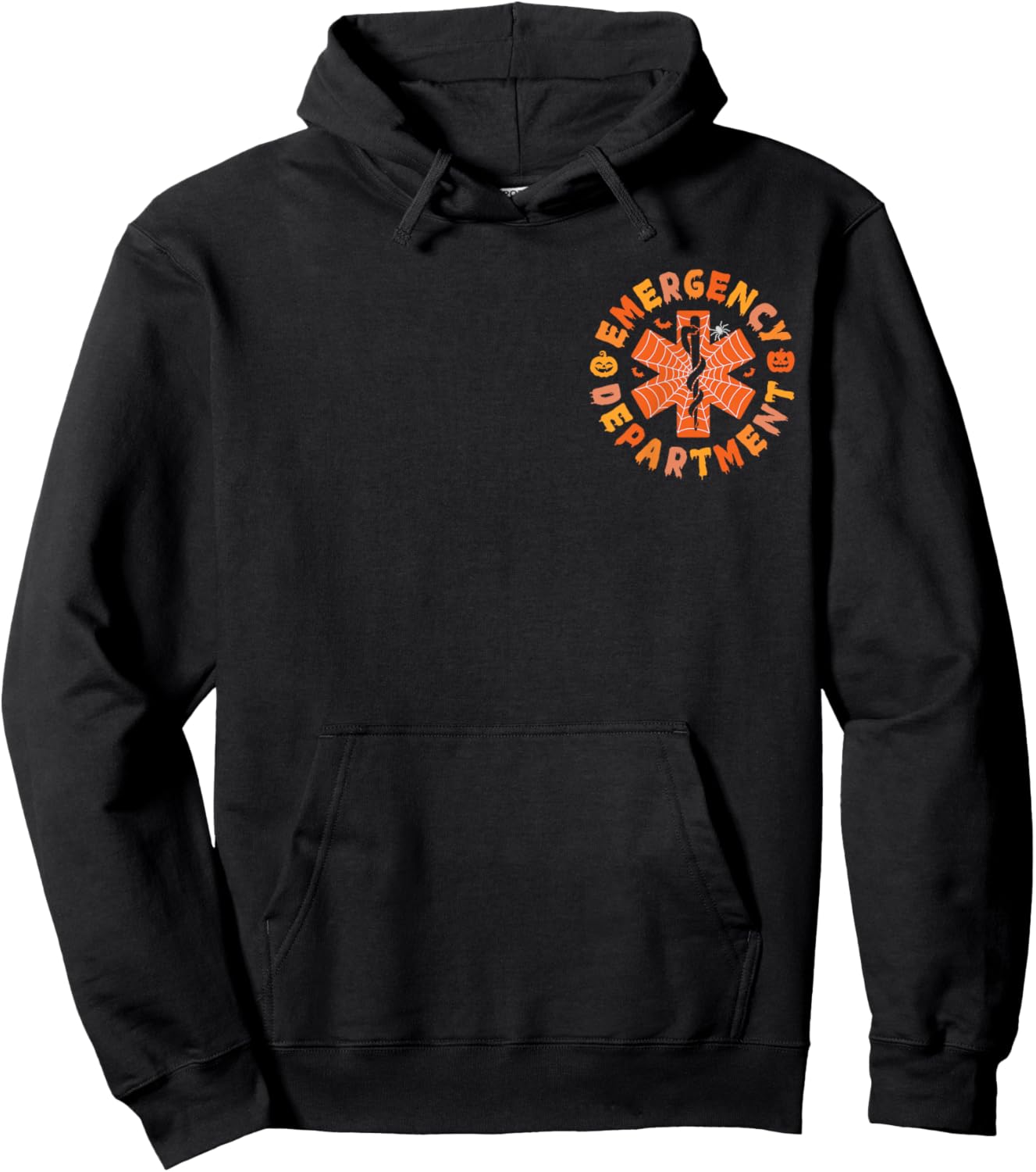 Emergency Department Halloween Emergency Room ER Nurse Hoodie - Hoodie | Black