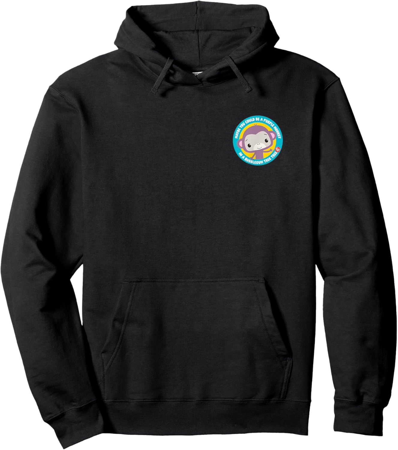 Fisher-Price Purple Monkey Circle Hoodie - Hoodie | Black