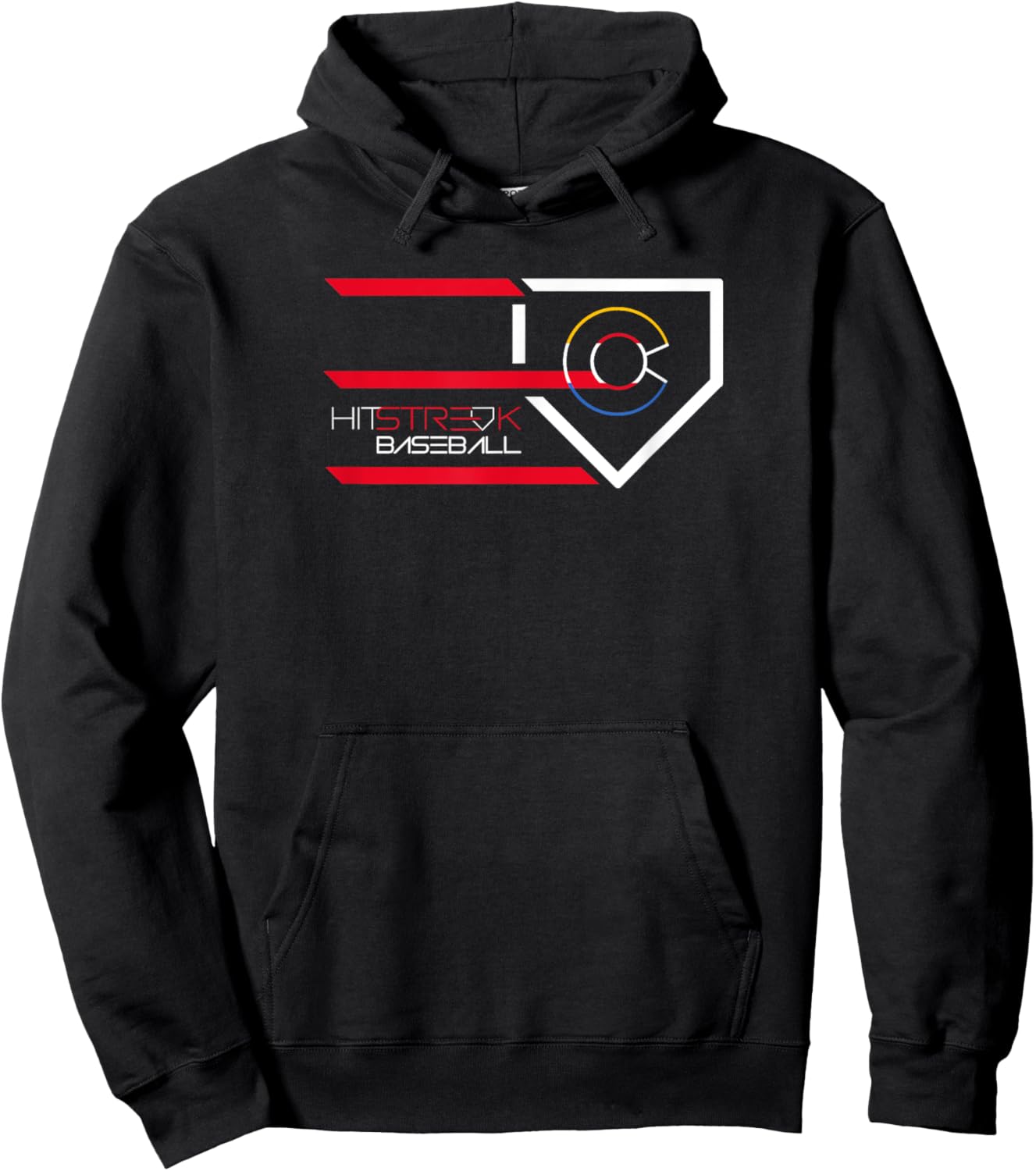 Colorado - Hit Streak Baseball Hoodie - Hoodie | Black