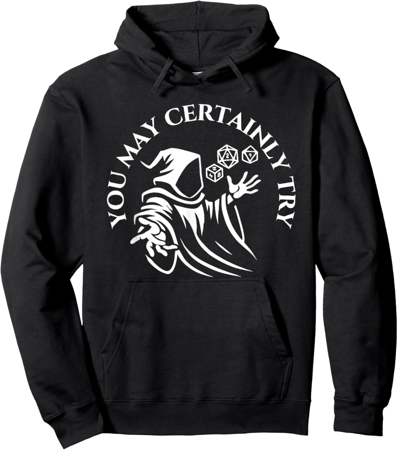 You May Certainly Try Apparel Hoodie - Hoodie | Black