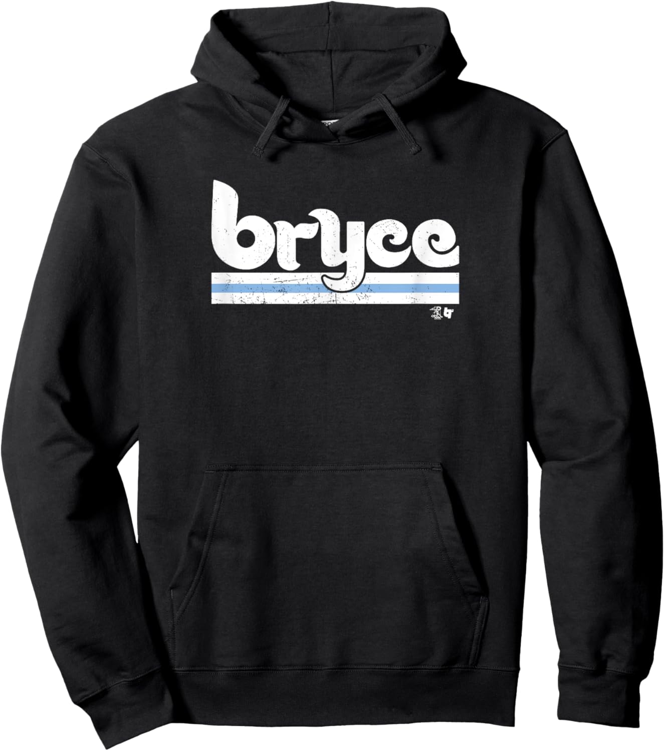 Bryce Harper: Jersey Front & Back #3 - Philadelphia Baseball Hoodie - Hoodie | Black