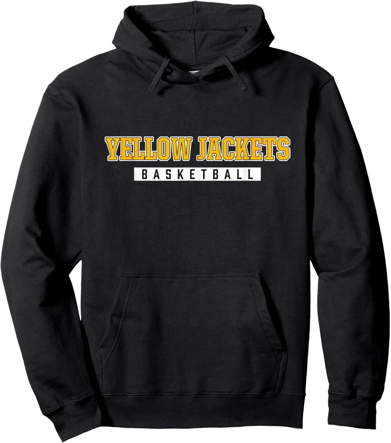Yellow Jackets Basketball Calhoun High School Hoodie - Hoodie | Black