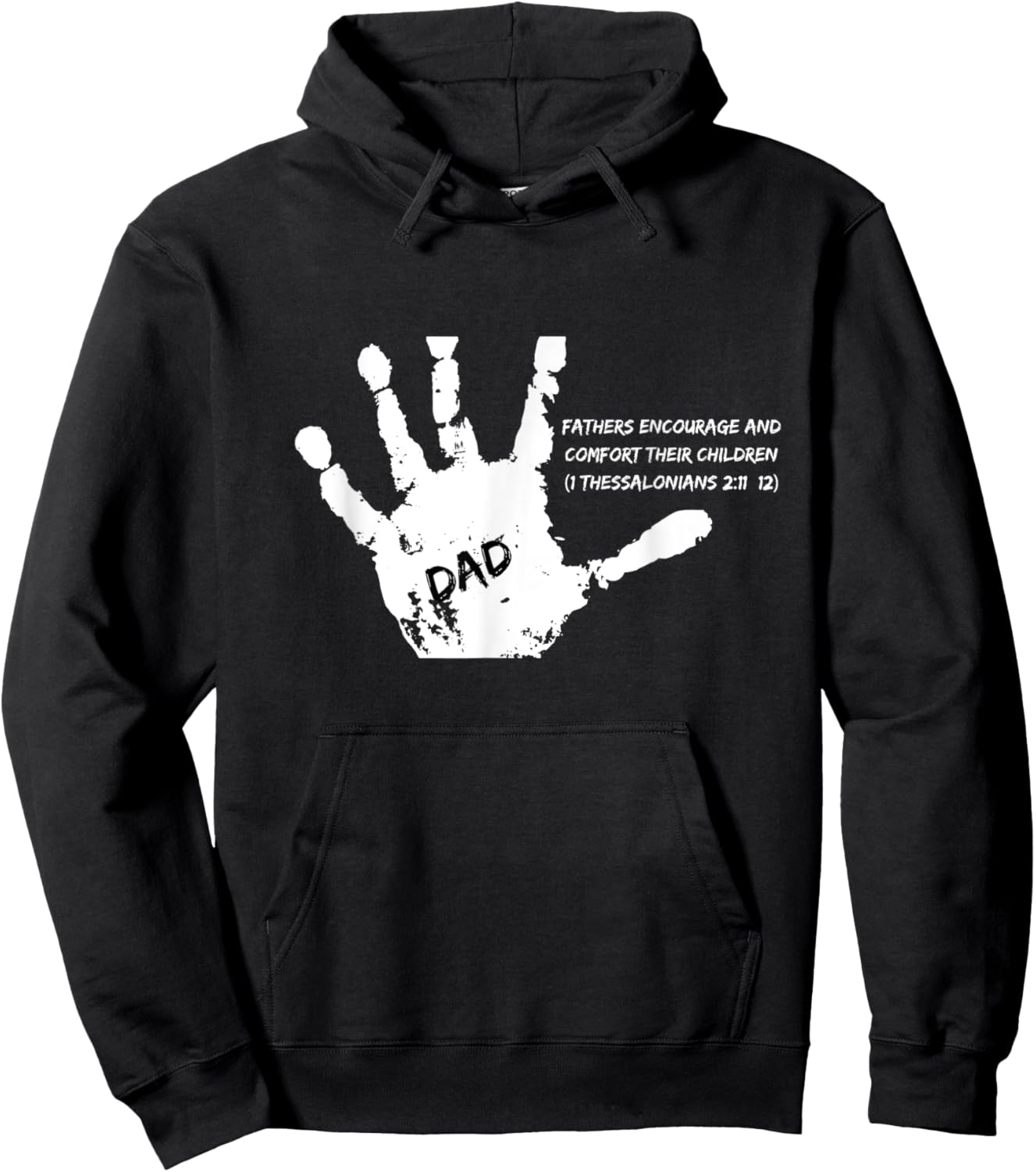 Dad, Father, Gift, Surprise, Blessed Father, Blessed Dad Hoodie - Hoodie | Black