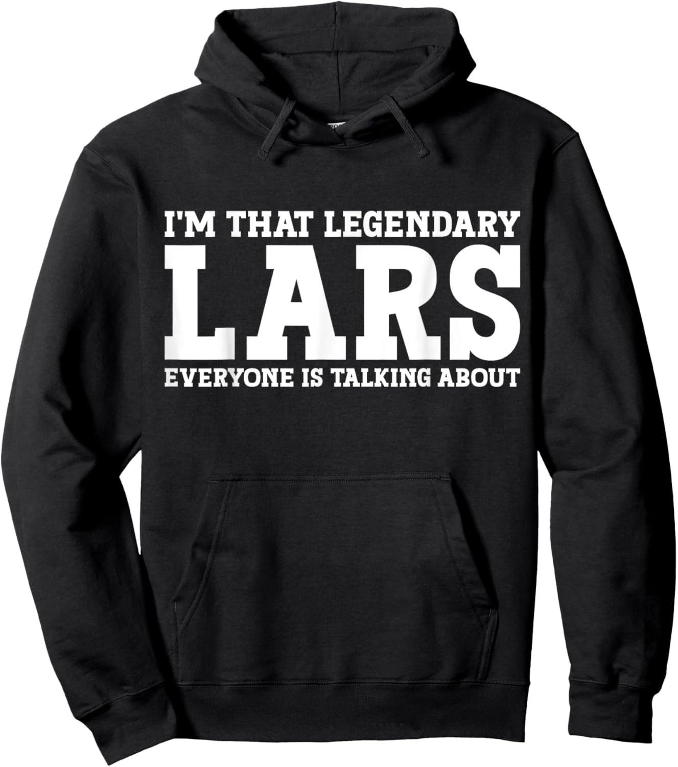 Lars Personal Name First Name Funny Lars Hoodie - Hoodie | Black