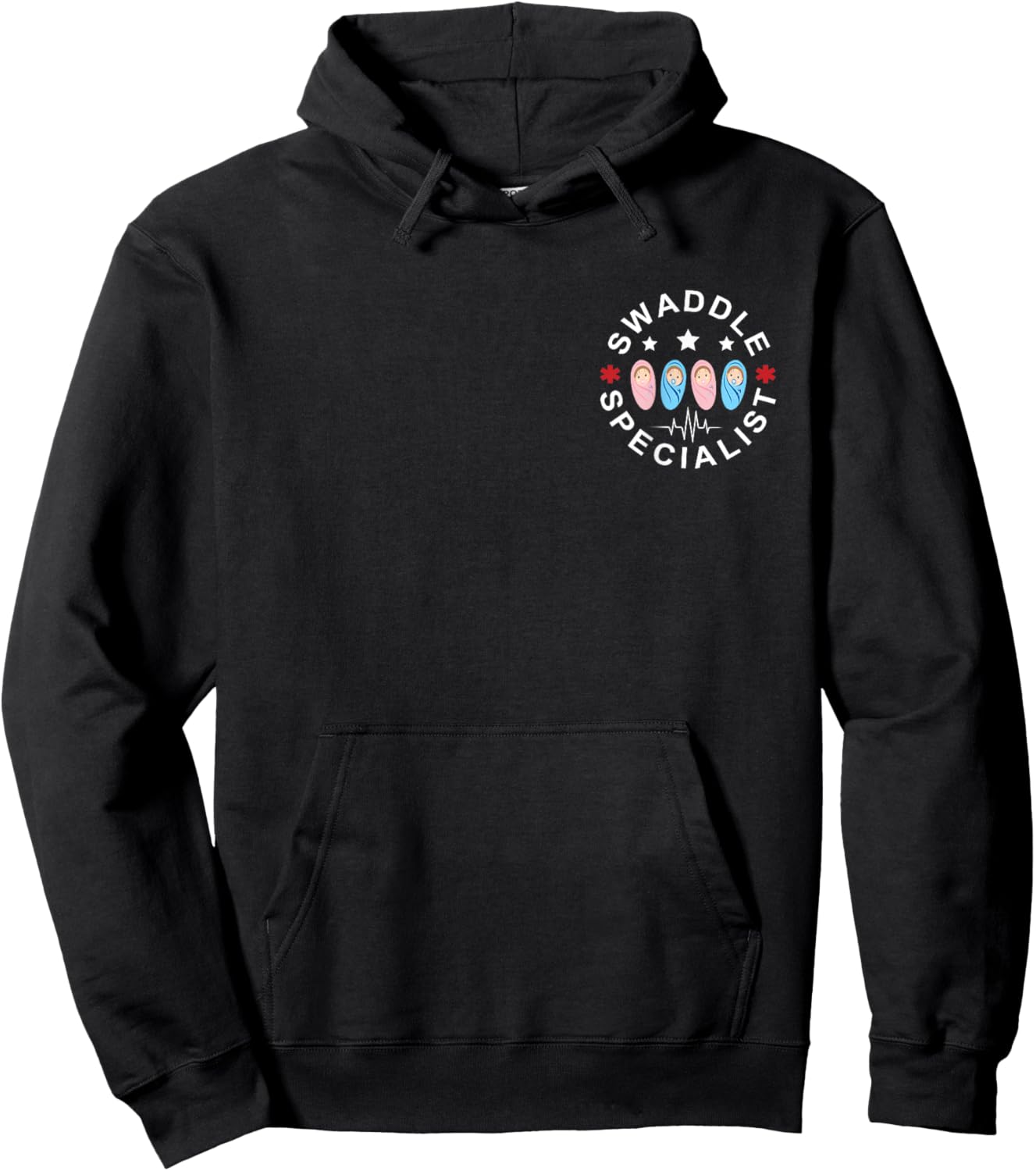 Swaddle Specialist Nurse Postpartum Nurse Mother Baby Nurse Hoodie - Hoodie | Black