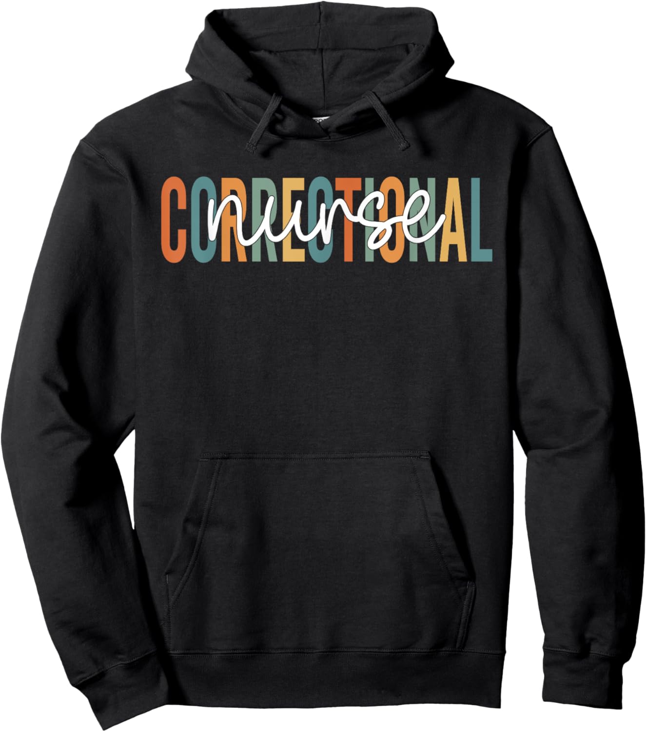 Prison Healthcare Worker Correctional Facility Nursing Hoodie - Hoodie | Black