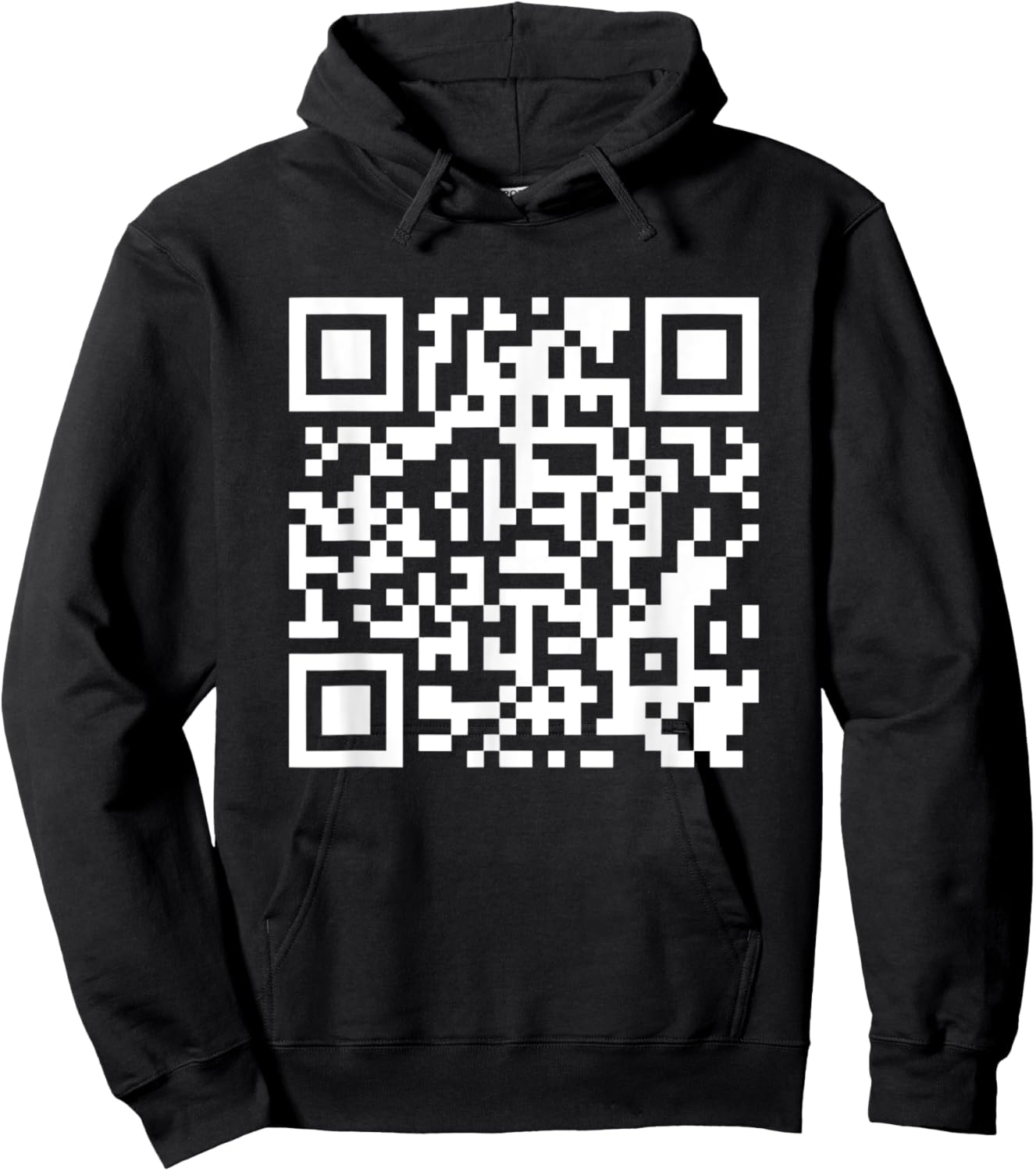 Funny QR President Trump Dance Code Hoodie - Hoodie | Black