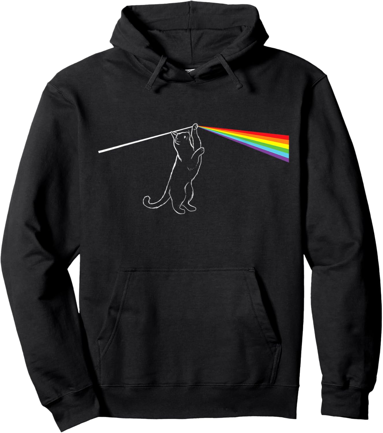 Cat Dark Side - Cat Lover Kitten Owner Kitty Men Women Girls Kids Hoodie - Hoodie | Black