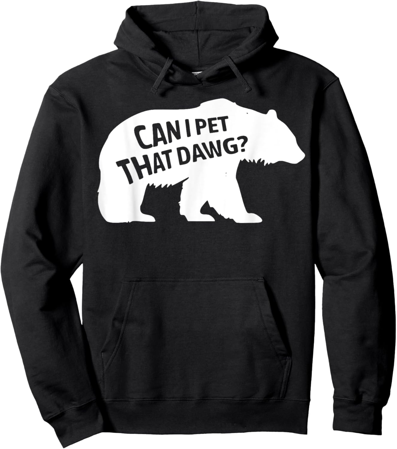 Can I Pet That Dog Funny Dawg Meme Funny Dog Hoodie - Hoodie | Black